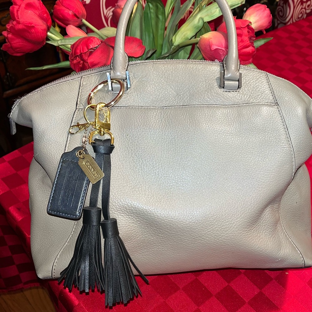 Coach Tag & Tassel Bag Charm/ Key Chain